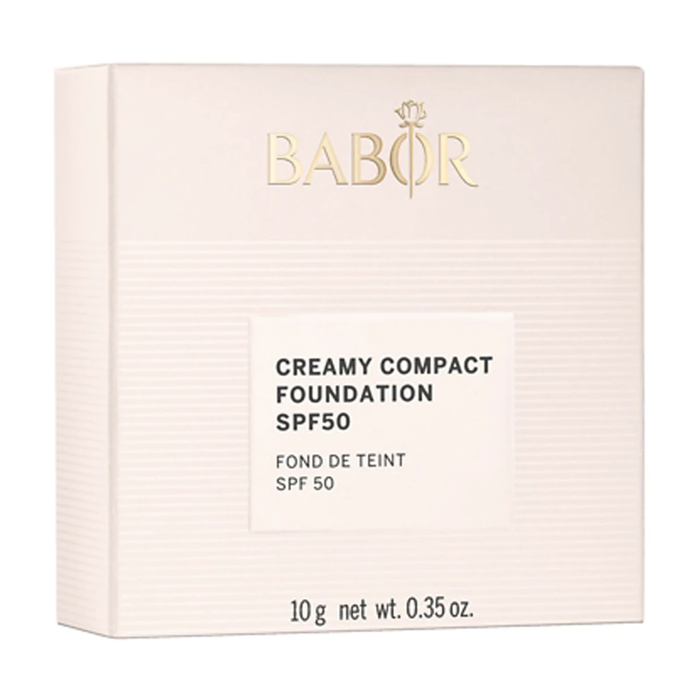 BABOR Creamy Compact Foundation SPF 50 02 Medium 10 G 1 BABOR Creamy Compact Foundation SPF 50 02 Medium 10 G